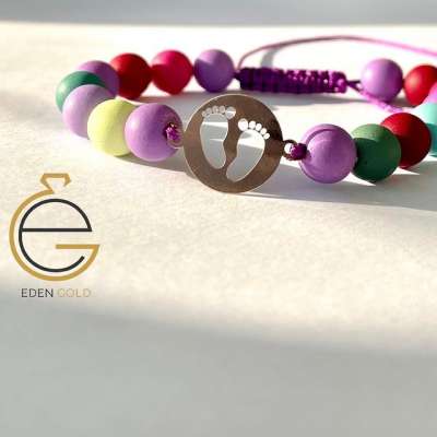 دستبند بچگانه طرح پا