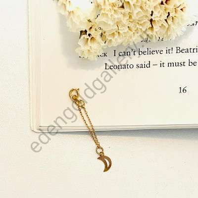 آویز ساعت طلا ماه