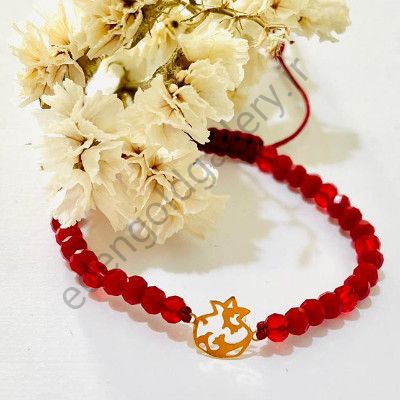 دستبند طرح انار یلدا