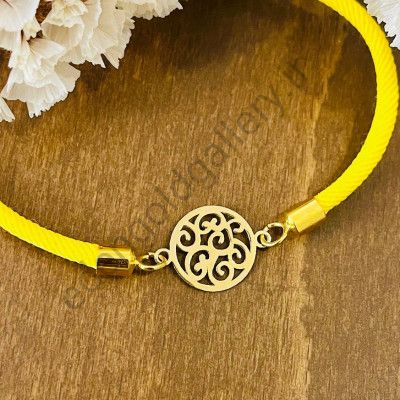 دستبند طرح بته جقه ای