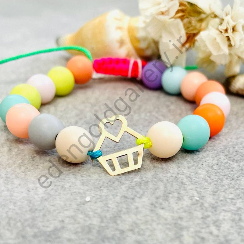 دستبند طرح کاپ کیک