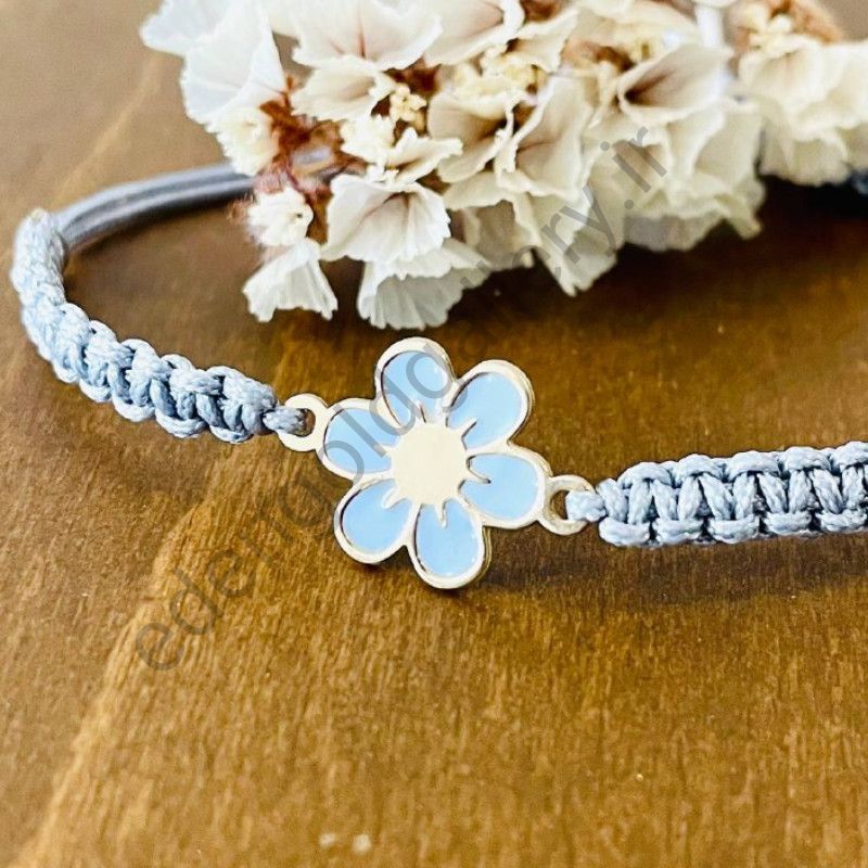 دستبند طرح گل میناکاری