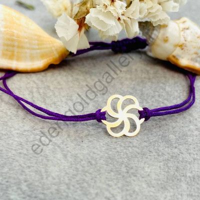 دستبند طرح گل