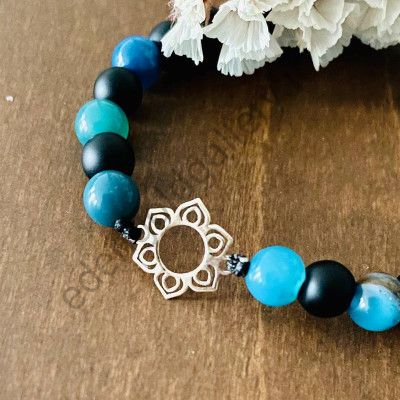 دستبند طرح گل