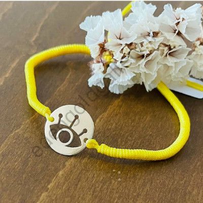 دستبند طلا طرح چشم