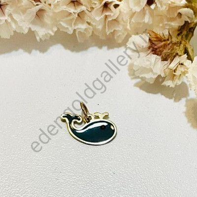 پلاک طرح نهنگ میناکاری