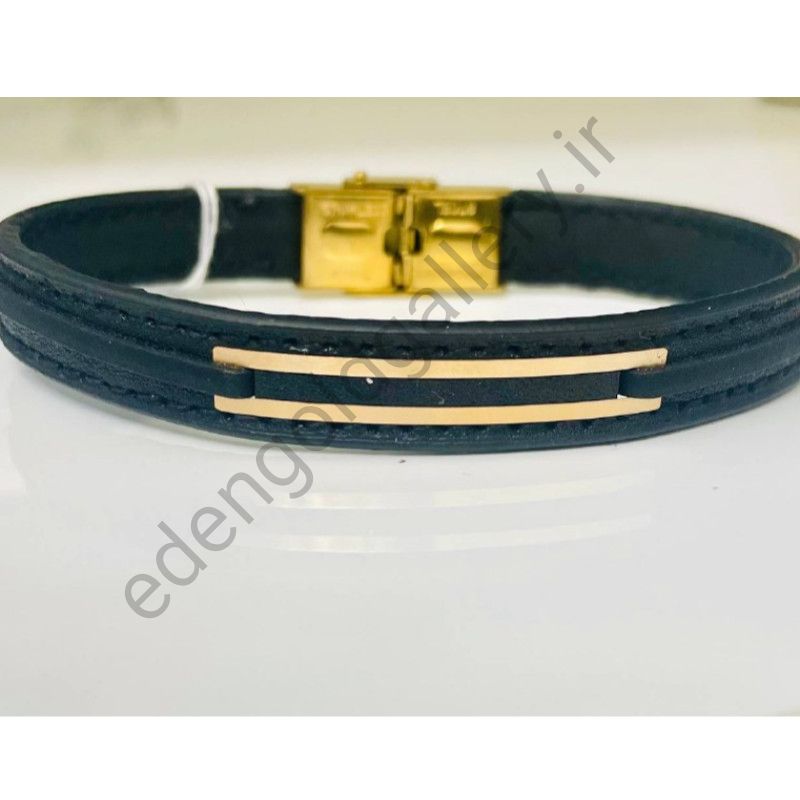 دستبند مردانه چرم کد T402.414