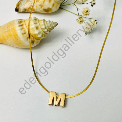 پلاک طلا طرح M