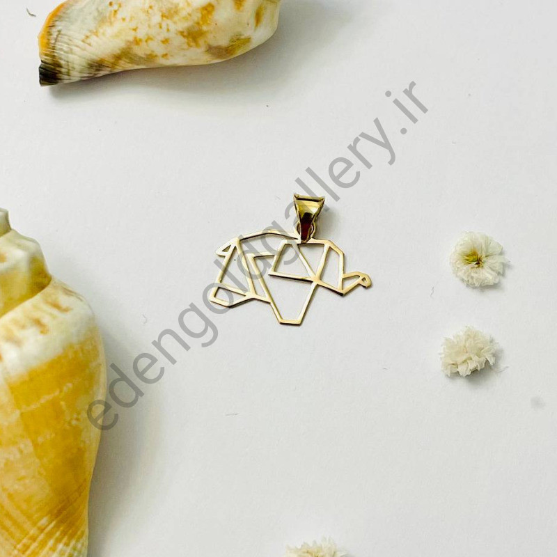 پلاک طلا لیزری فیل