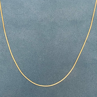 گردنبند هرینگبون طلا کد 434