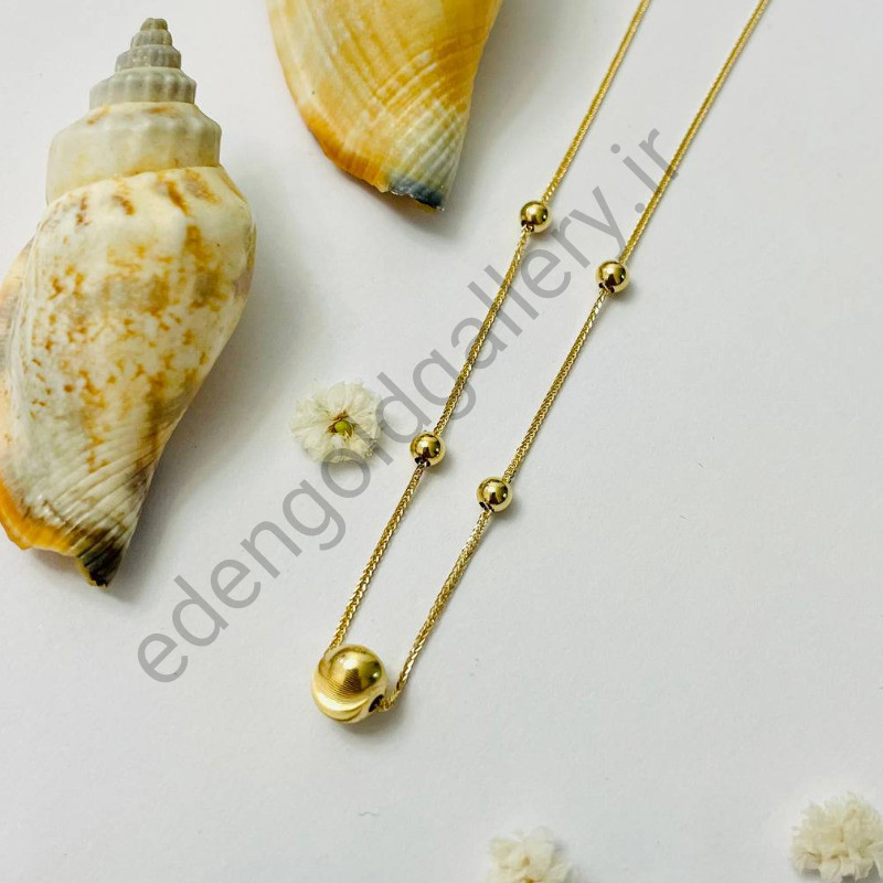 گردنبند گوی دار ایتالیایی