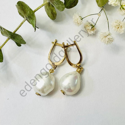 گوشواره مروارید باروک