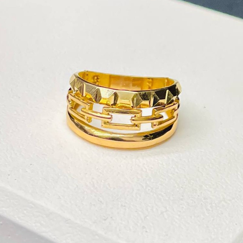 انگشتر طلا دیوید یورمن 3 ردیفه