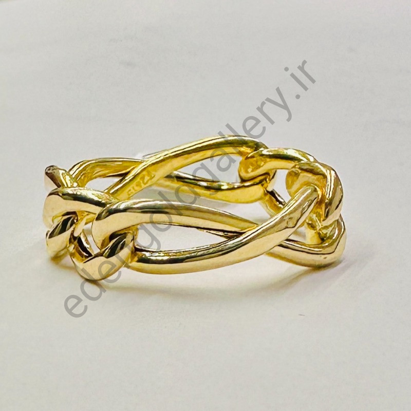 انگشتر طلا طرح کارتیه و بی نهایت