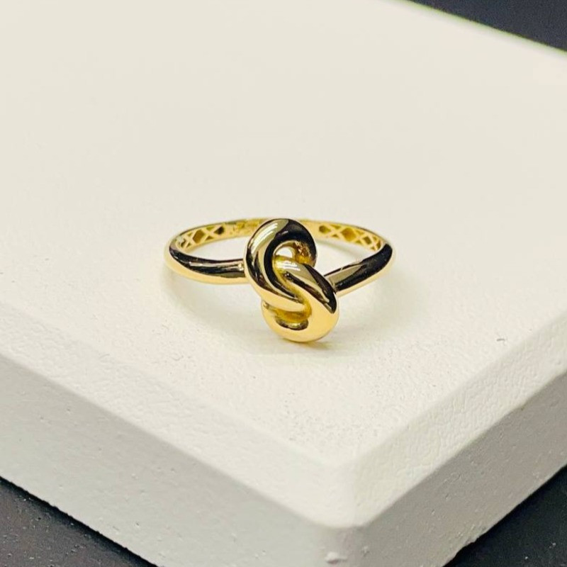 انگشتر طلا طرح گره