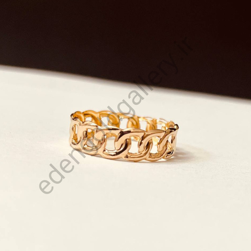 انگشتر طلا کارتیر حلقه ای کد 777