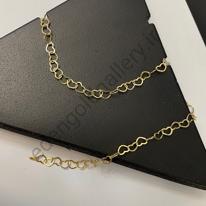 دستبند طلا قلبی