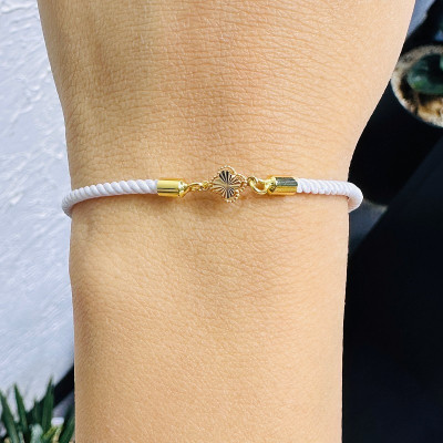 دستبند ونکلیف طلا بند طنابی  کد 991