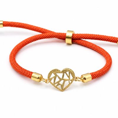 دستبند طلا قلب 1005