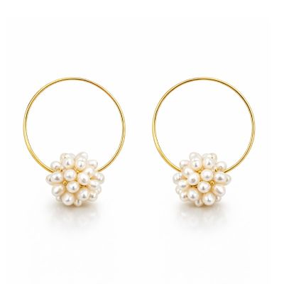 گوشواره طلا حلقه ای بزرگ 1112